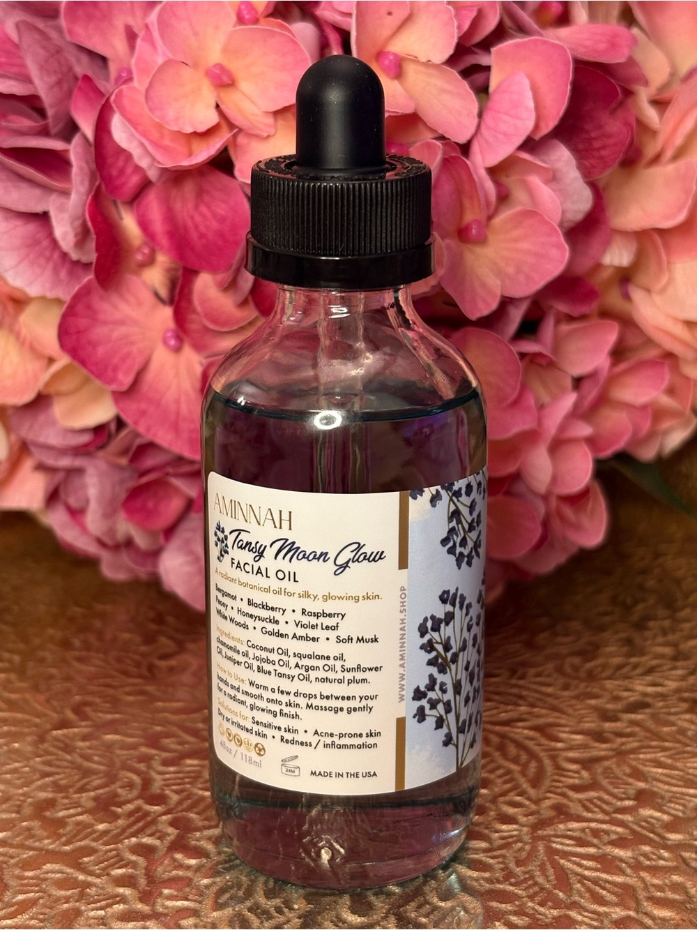 AMINNAH Tansy Moon Glow Facial Oil